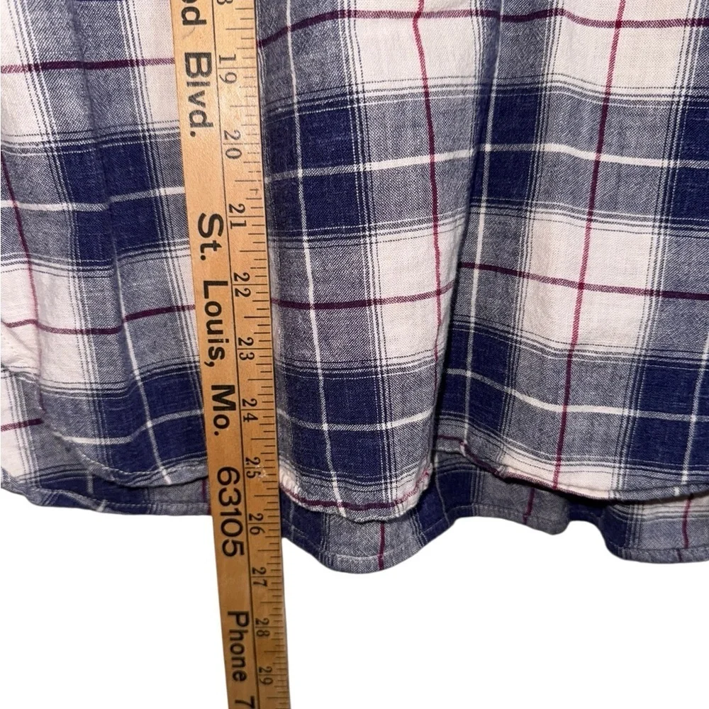 J.Crew Boy Fit Plaid Button Down Shirt Cotton Size Small - Picture 4 of 8